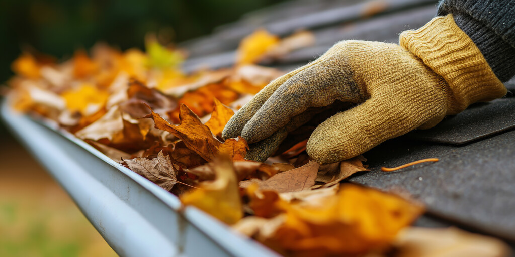 Protect roof and gutters from fall leaves in Washington DC